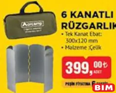 ORCAMP 6 KANATLI RÜZGARLIK ORCAMP 6 KANATLI RÜZGARLIK